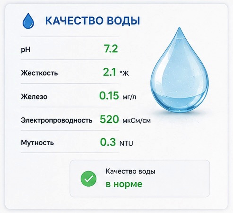 Качество воды